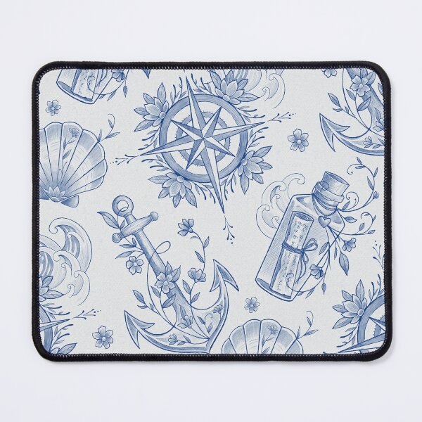 Item preview, Vintage nautical toile designed and sold by LittleSausage.