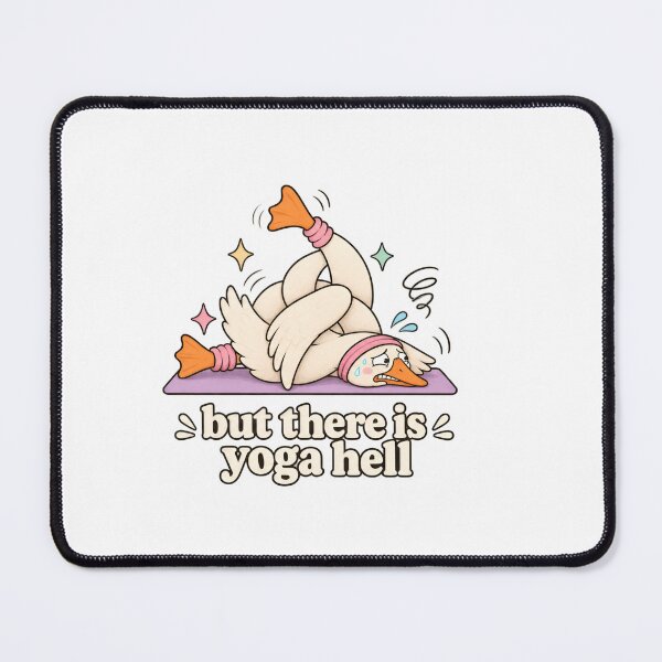 Item preview, But There Is Yoga Hell Funny Goose Yoga Shirt designed and sold by LASTIQUE-dd.