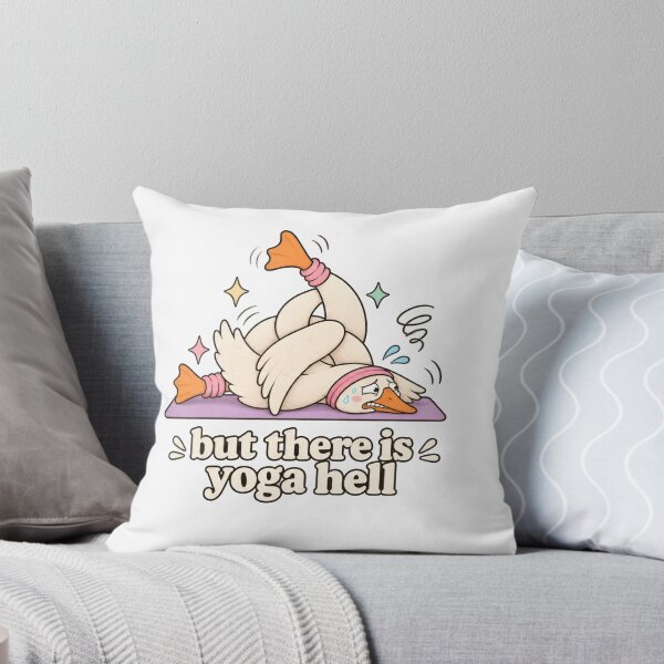 Item preview, But There Is Yoga Hell Funny Goose Yoga Shirt designed and sold by LASTIQUE-dd.