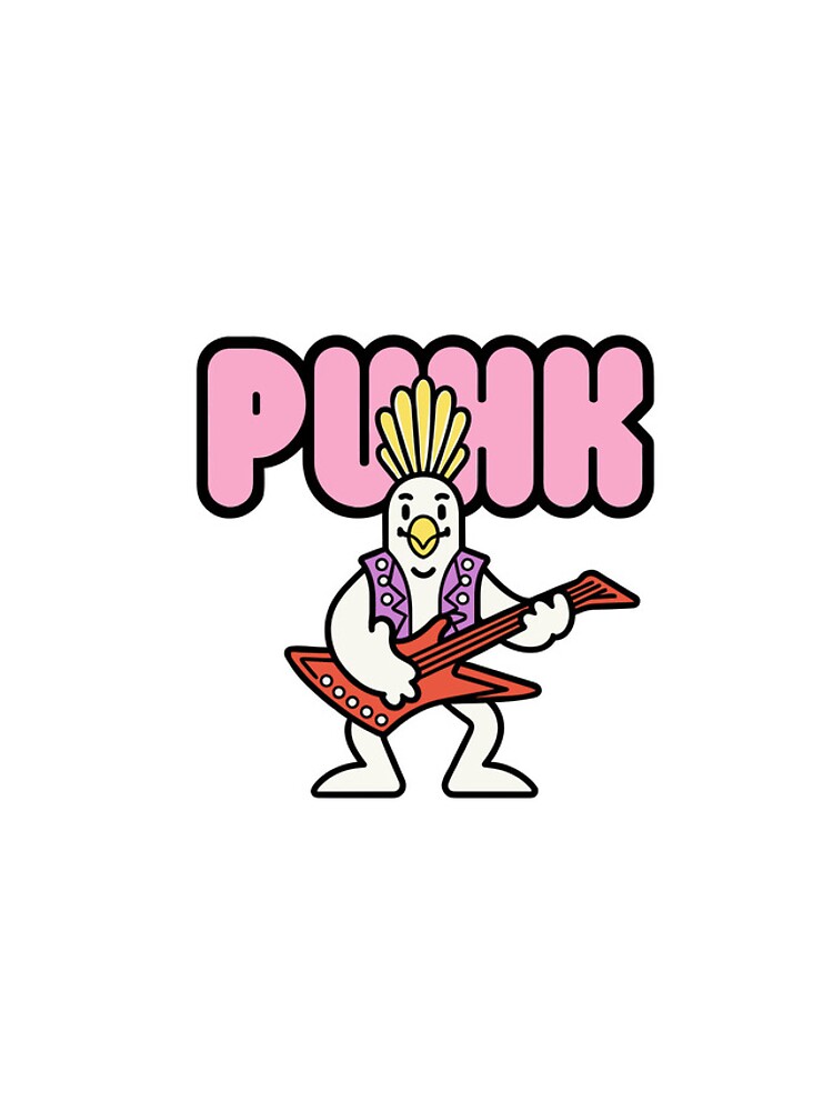 Thumbnail 4 of 4, iPhone Case, Punk - Cockatoo Punk Rocker designed and sold by BysonDesigns.