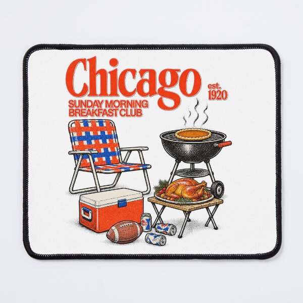 Item preview, Chicago Sunday Morning Breakfast Club Est 1920 Retro Tailgate designed and sold by PunPals-Art.