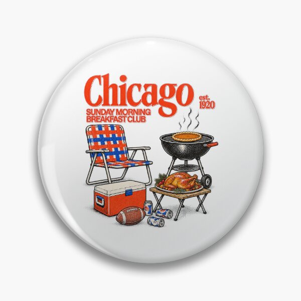 Item preview, Chicago Sunday Morning Breakfast Club Est 1920 Retro Tailgate designed and sold by PunPals-Art.