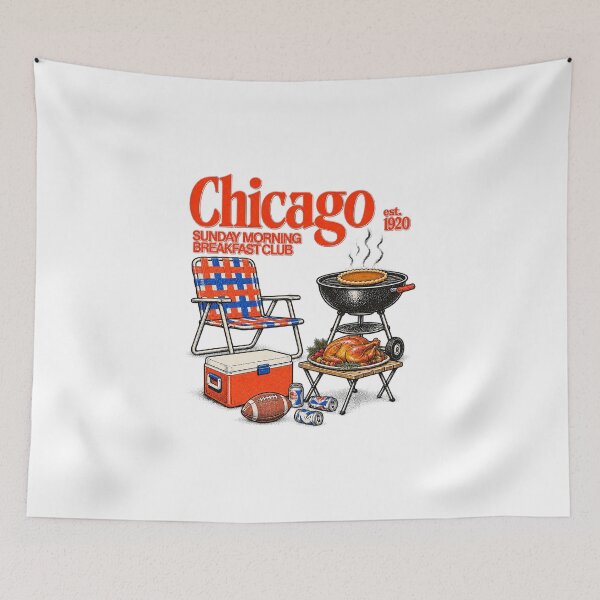 Item preview, Chicago Sunday Morning Breakfast Club Est 1920 Retro Tailgate designed and sold by PunPals-Art.