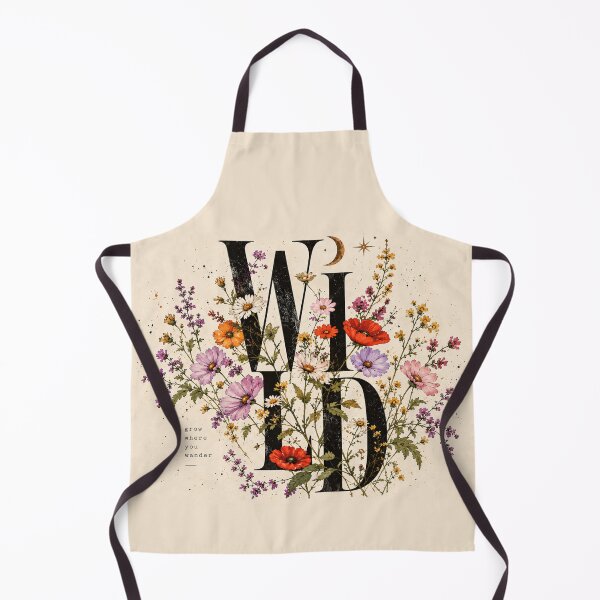 Item preview, Grow Where You Wander Wildflower Botanical Boho Art designed and sold by MetaModel Editions.