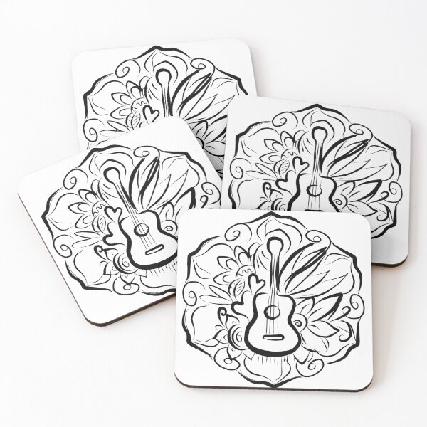 Item preview, Guitar mandala designed and sold by mandarinca.
