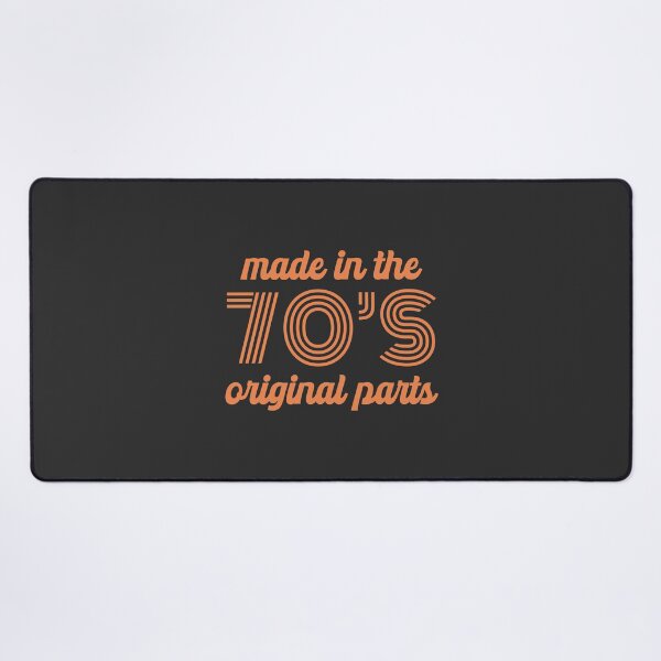 Item preview, Made in the 70s Original Parts Vintage 1970s Birthday Retro Gift #1 designed and sold by SalahBlt.