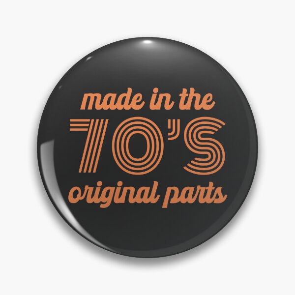 Item preview, Made in the 70s Original Parts Vintage 1970s Birthday Retro Gift #1 designed and sold by SalahBlt.