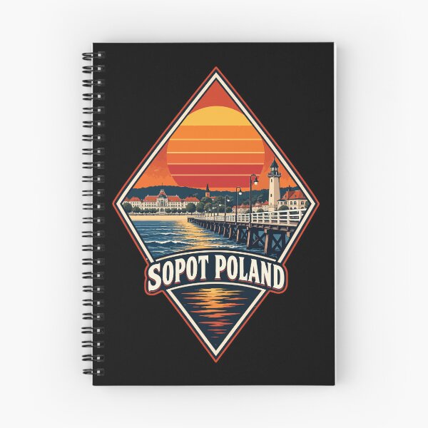 Item preview, Sopot Trojmiasto Poland Retro Travel designed and sold by TomFrontierArt.
