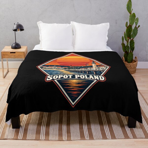 Item preview, Sopot Trojmiasto Poland Retro Travel designed and sold by TomFrontierArt.