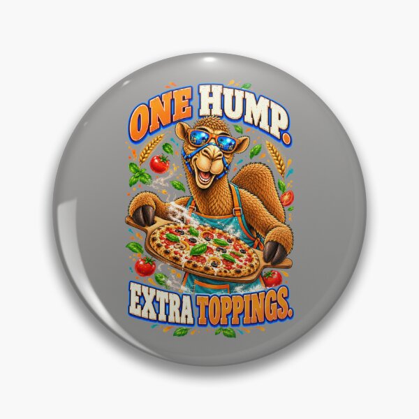 Item preview, One Hump. Extra Toppings – Funny Lifestyle, Food and Pets T-Shirt – Funny Camel T-Shirt Animal Graphic Camel T-Shirt designed and sold by Camel & Quirk.