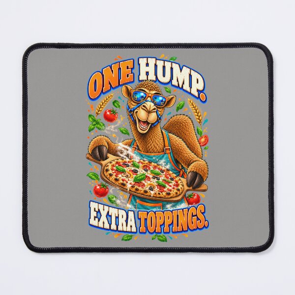 Item preview, One Hump. Extra Toppings – Funny Lifestyle, Food and Pets T-Shirt – Funny Camel T-Shirt Animal Graphic Camel T-Shirt designed and sold by Camel & Quirk.