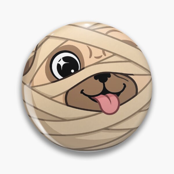 Item preview, Mummy Pug Dog Funny Halloween Costume designed and sold by The Daily Grin.