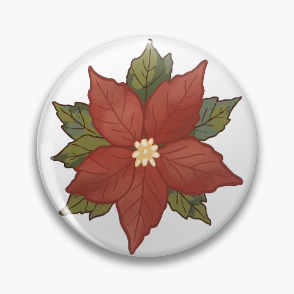 Item preview, Poinsettia Red Christmas Flower Winter Botanicals designed and sold by sdcreations210.