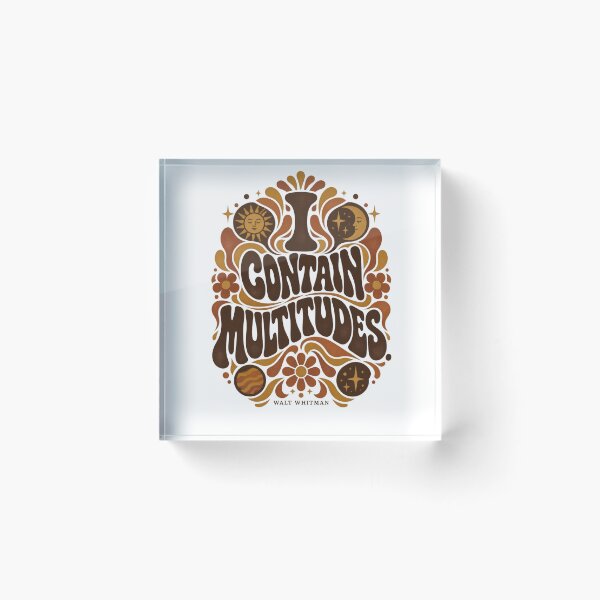 Item preview, Contengo multitudes. Cita tipográfica retro. designed and sold by MadeWithMS.