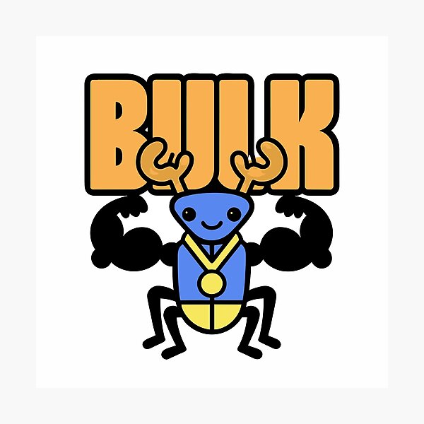 Item preview, Bulk - Stag Beetle Bodybuilder designed and sold by BysonDesigns.
