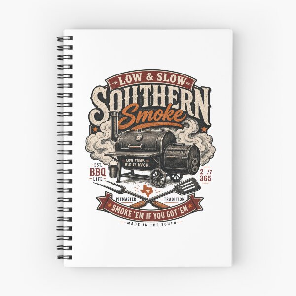 Item preview, Southern Smoke Low and Slow BBQ Slogan gift for BBQ Brisket lovers, cooks & chefs designed and sold by LD ART.
