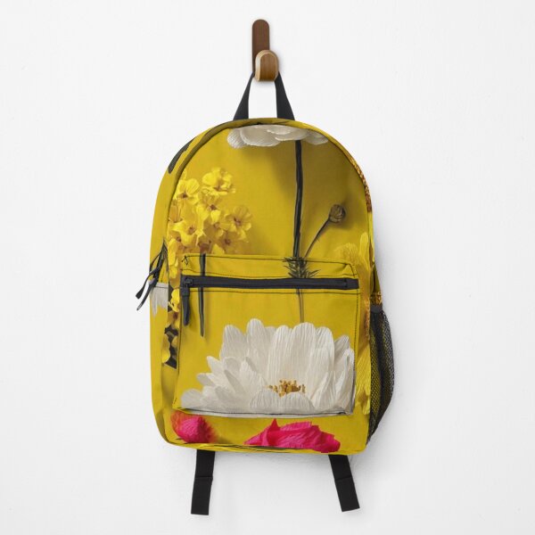 Item preview, Yellow Wildflower Pattern Paper Flower Art – Bright Floral Print Design designed and sold by EatPrayLive.