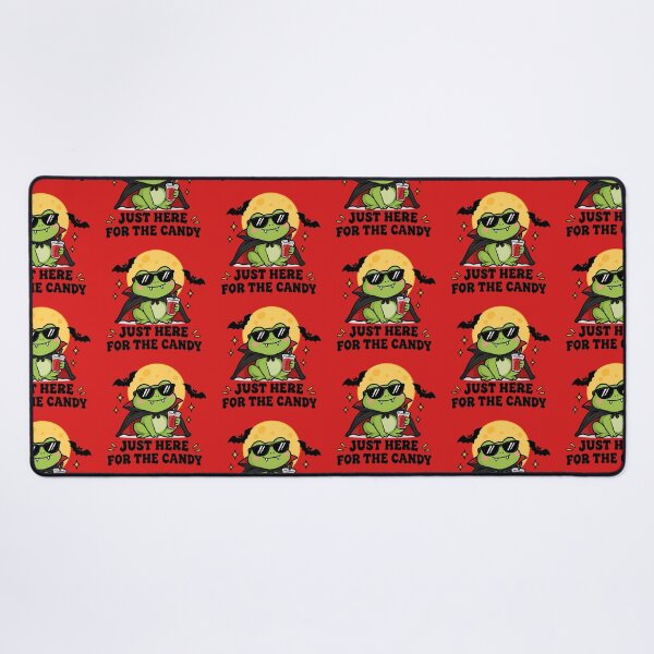 Item preview, Just Here for the Candy Vampire Frog – Cute Halloween designed and sold by kstheladesigns.