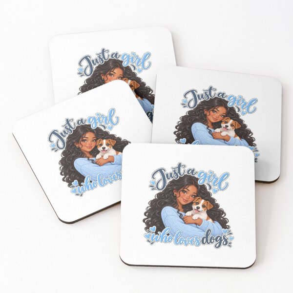 Item preview, Just A girl Who loves Dogs designed and sold by Whimsy Petal and Co..