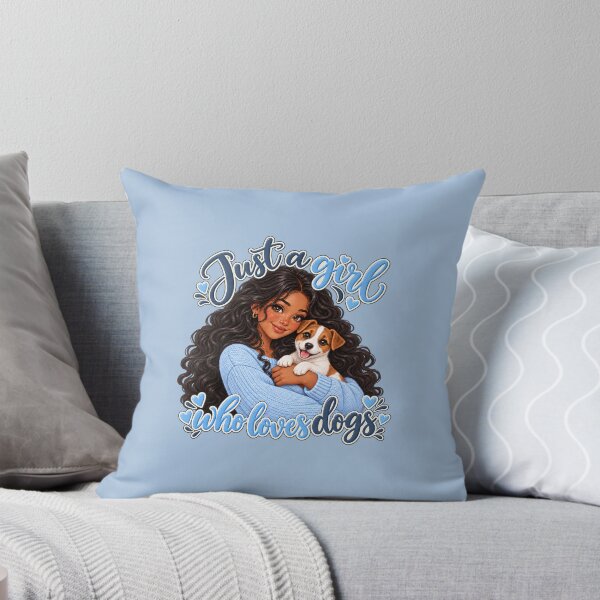 Item preview, Just A girl Who loves Dogs designed and sold by Whimsy Petal and Co..