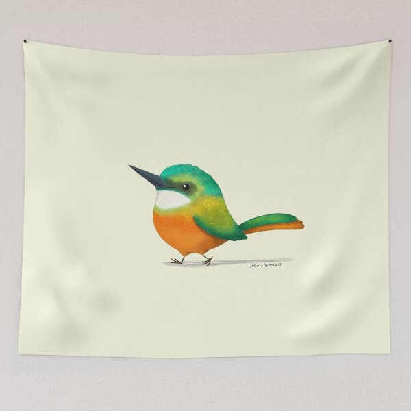 Item preview, Rufous Tailed Jacamar Bird designed and sold by julianamotzko.