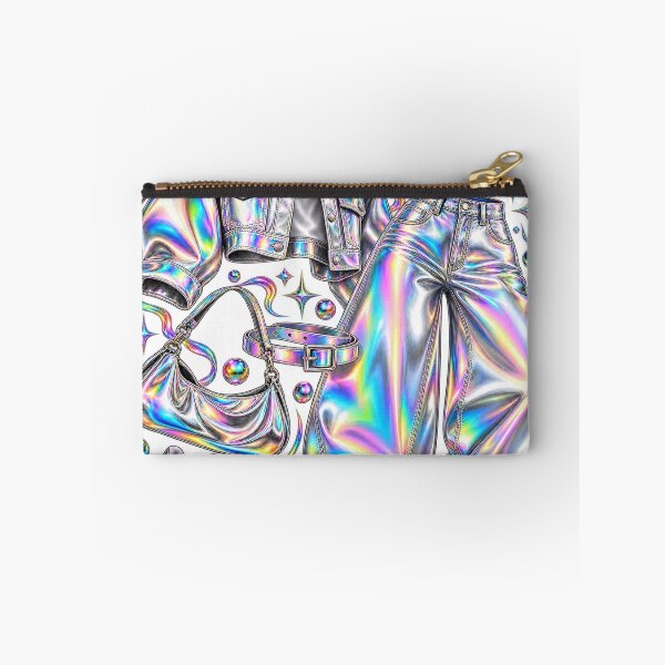 Item preview, Barrel Denim Edit - Chrome Rainbow Current Fashion Collage designed and sold by The198X.