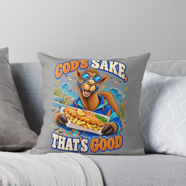 Item preview, Fish & Chips Camel – Funny Lifestyle, Food and Pets T-Shirt – Funny Camel T-Shirt Animal Graphic Camel T-Shirt designed and sold by Camel & Quirk.