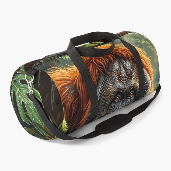 Item preview, Gentle Orangutan Gazing Out from a Dense Rainforest designed and sold by Lucid Dream Pixel.