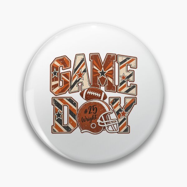 Item preview, Game Day Wright 25 Football Player Vintage Graphic designed and sold by PunPals-Art.