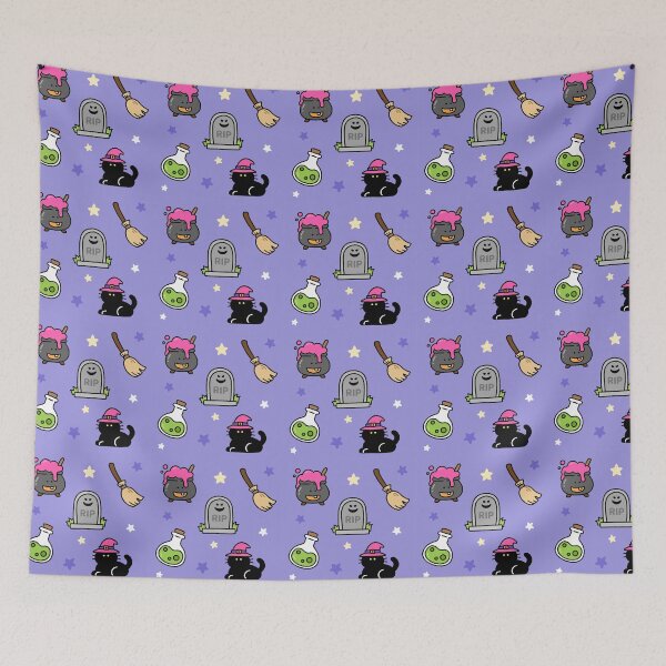 Item preview, Copy of Cute Halloween Pattern (Light Purple) designed and sold by salposi.