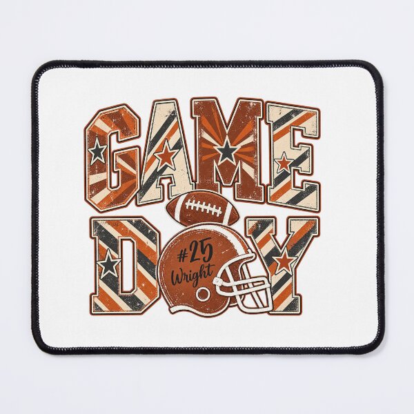 Item preview, Game Day Wright 25 Football Player Vintage Graphic designed and sold by PunPals-Art.
