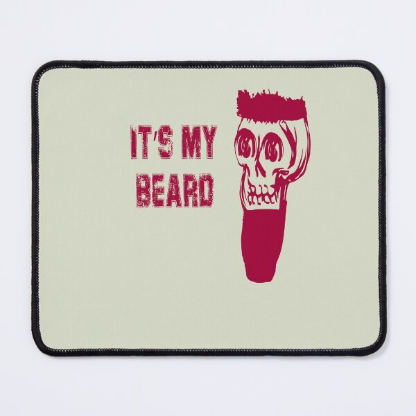 Item preview, It's My Beard Funny Halloween Skull with Long Beard designed and sold by Rain-Road.