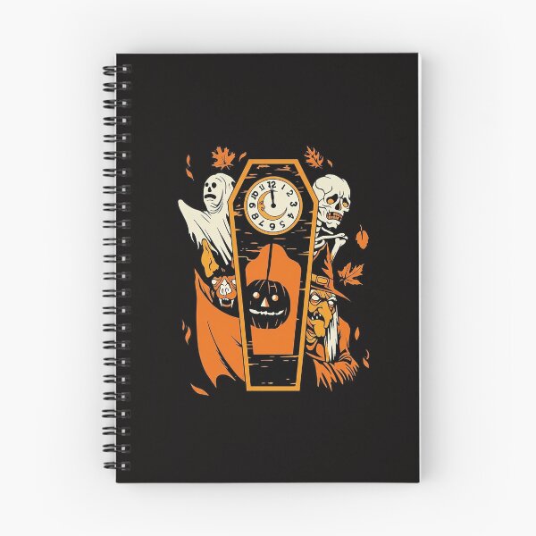 Item preview, Vintage Clock Pumpkin Halloween designed and sold by Muddy-Toes.