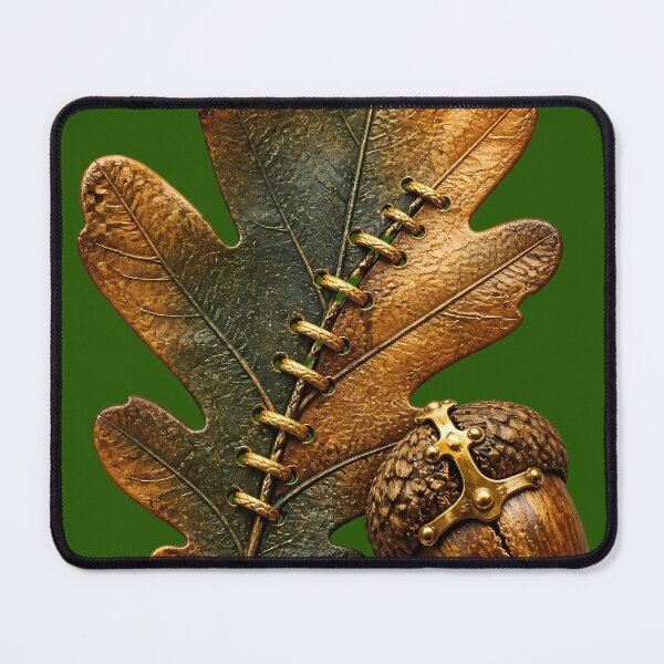Item preview, The Botanical Repair Shop: Mended Autumn Oak Leaf designed and sold by Fun2Fentastic.