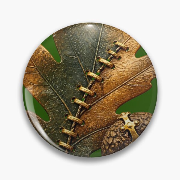 Item preview, The Botanical Repair Shop: Mended Autumn Oak Leaf designed and sold by Fun2Fentastic.