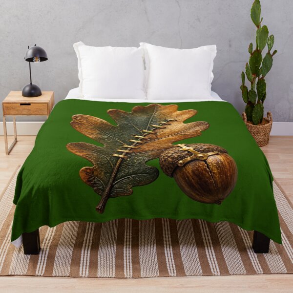 Item preview, The Botanical Repair Shop: Mended Autumn Oak Leaf designed and sold by Fun2Fentastic.
