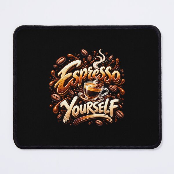 Item preview, Espresso Yourself Coffee Lover Design designed and sold by TTT-Funny-Shop.