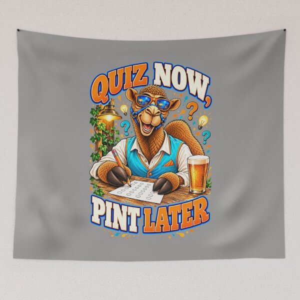Item preview, Pub Quiz Camel – Funny Lifestyle, Food and Pets T-Shirt – Funny Camel T-Shirt Animal Graphic Camel T-Shirt designed and sold by Camel & Quirk.