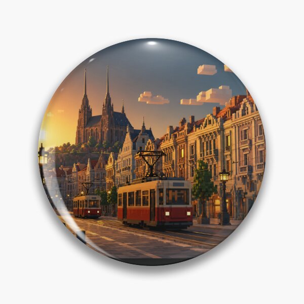 Item preview, Brno Tram Through the Golden Night designed and sold by MATTPulse.