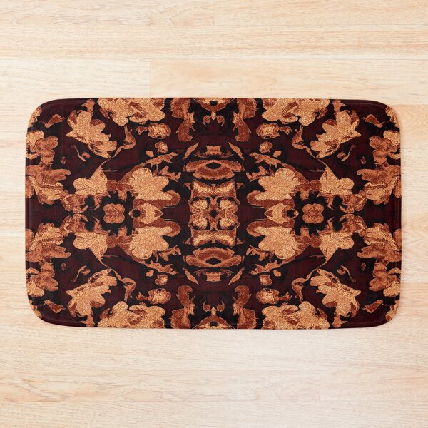 Item preview, Copper Floral Damask – Luxurious Botanical Pattern designed and sold by SulkaCreative.