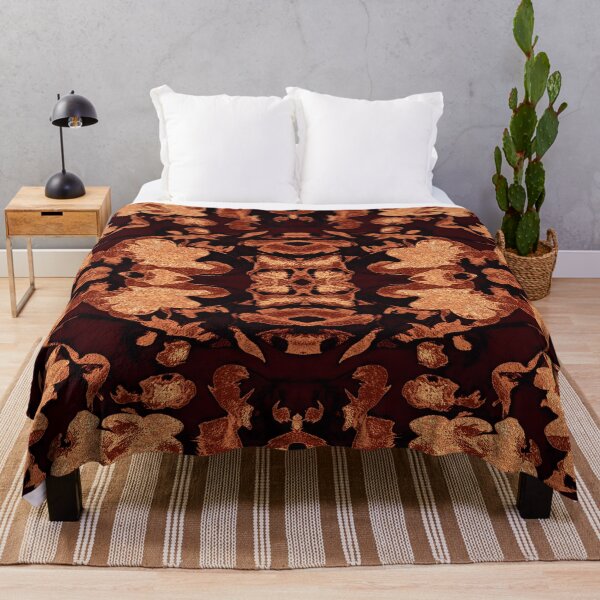 Item preview, Copper Floral Damask – Luxurious Botanical Pattern designed and sold by SulkaCreative.
