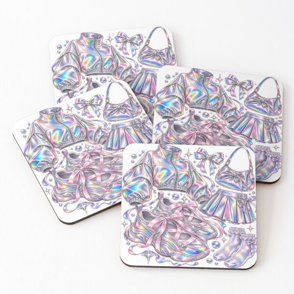 Item preview, Ballet Sport Fusion - Chrome Rainbow Current Fashion Collage designed and sold by The198X.