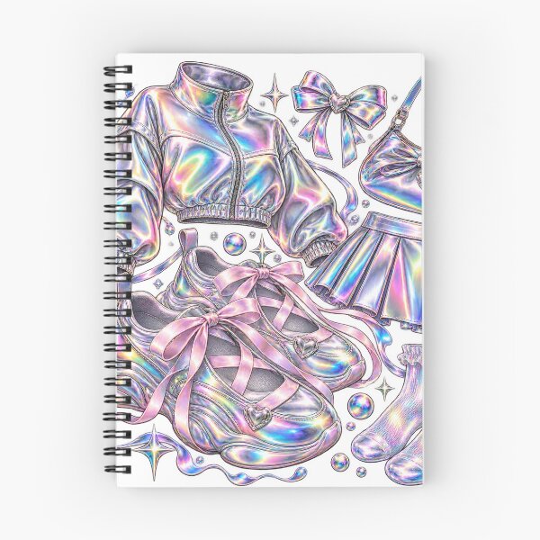 Item preview, Ballet Sport Fusion - Chrome Rainbow Current Fashion Collage designed and sold by The198X.