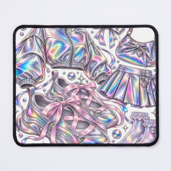 Item preview, Ballet Sport Fusion - Chrome Rainbow Current Fashion Collage designed and sold by The198X.