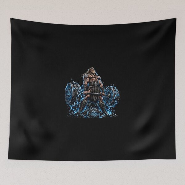 Item preview, Valhalla Gym Heavy Deadlift Viking Motivation designed and sold by ValhallaHub.