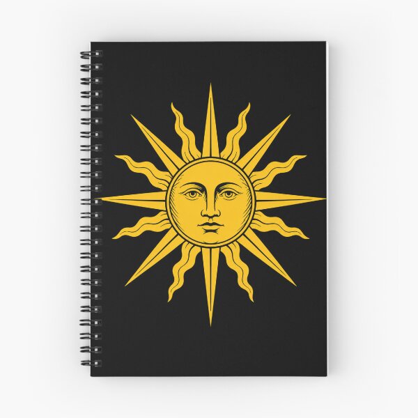 Item preview, Golden Sun in Splendor – Medieval Heraldic Sun Emblem Design designed and sold by Fradikal.