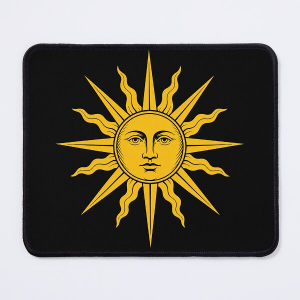 Item preview, Golden Sun in Splendor – Medieval Heraldic Sun Emblem Design designed and sold by Fradikal.