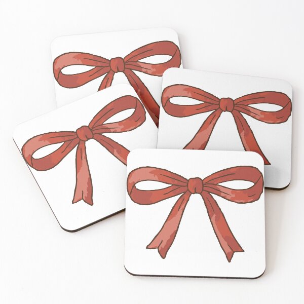 Item preview, Red Ribbon Bow Vintage Christmas Illustration designed and sold by sdcreations210.