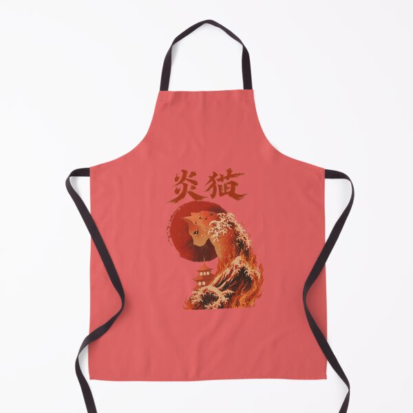 Item preview, Distressed Kanji Calligraphy – Flame Cat (炎猫) designed and sold by DSC-Fashion.