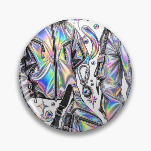 Item preview, Utility Street Set - Chrome Rainbow Current Fashion Collage designed and sold by The198X.